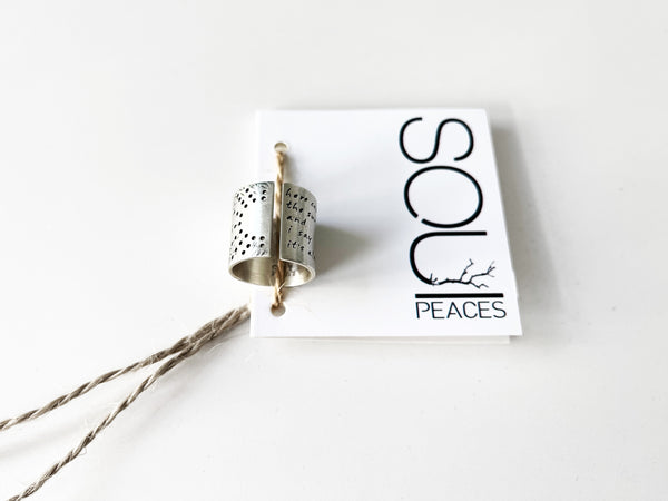 Sun Ring with Custom Personalized Words or Lyrics