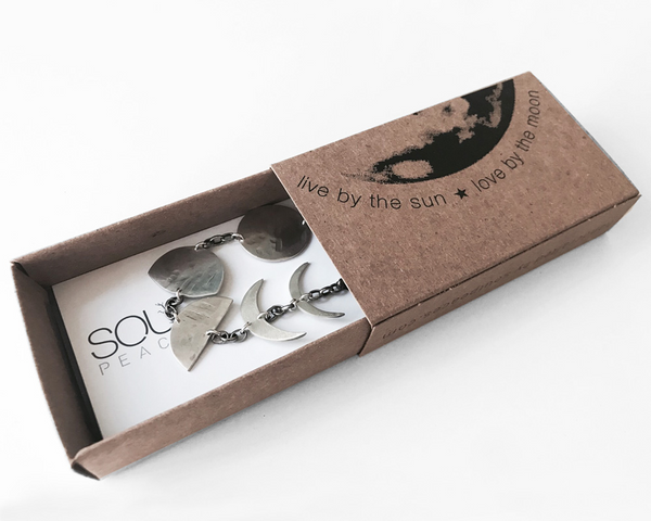 Modern Butterfly Bracelet in Brushed Sterling Silver with Custom Words