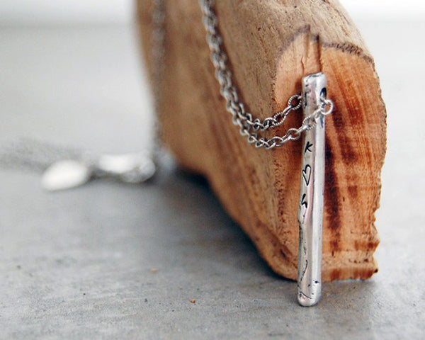 Meet Me at the Birch Tree Branch Necklace