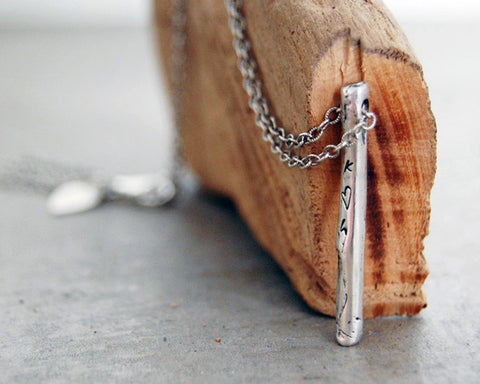 Meet Me at the Birch Tree Branch Necklace