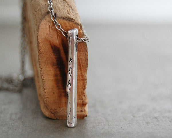 Meet Me at the Birch Tree Branch Necklace