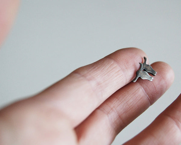 Cow Skull Ear Posts- Cowgirl Style