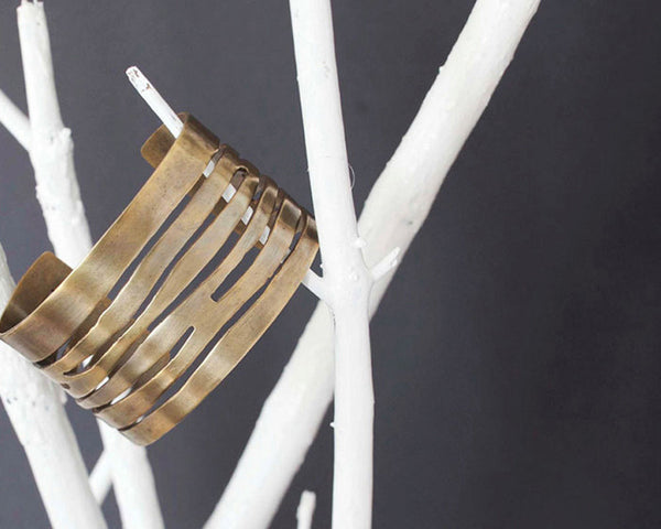 Urban Waves Cuff Organic Bracelet