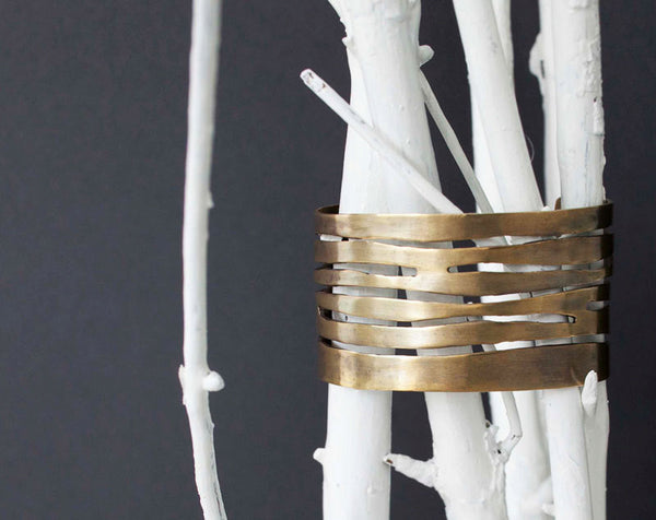 Urban Waves Cuff Organic Bracelet