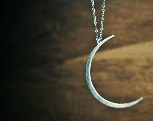 Crescent Moon and Stars Necklace Set
