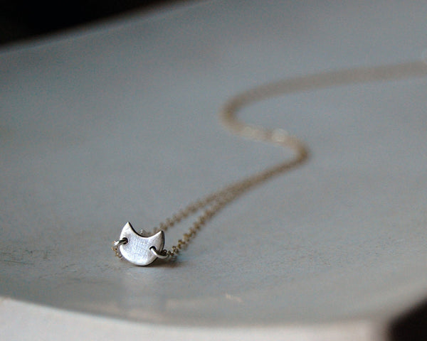Eclipse Chaser- Crescent Moon Necklace