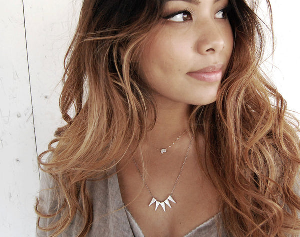 Eclipse Chaser- Crescent Moon Necklace