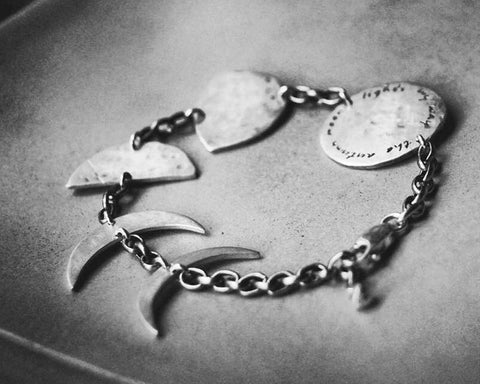 Bad Moon Rising Bracelet- Phases of the Moon