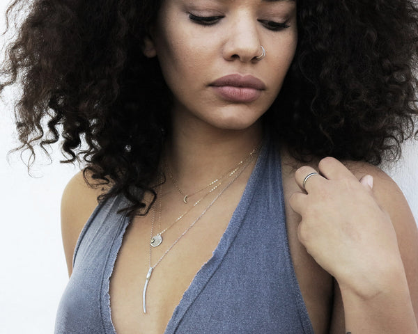 Thorn Necklace- Organic Modern Spike Pendant