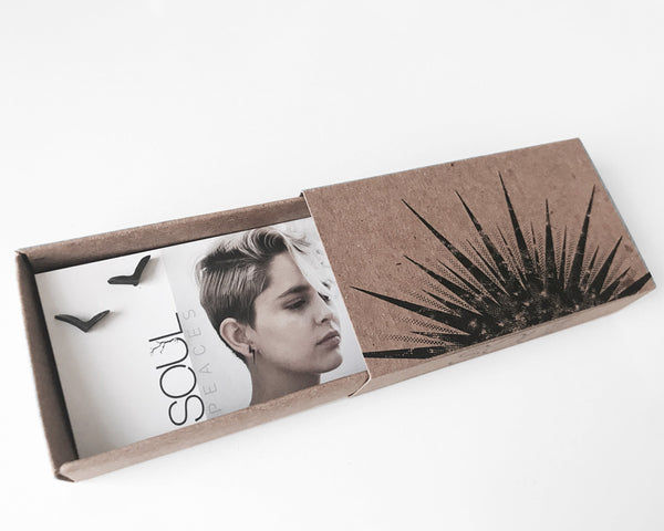 Organic Leaf Earrings