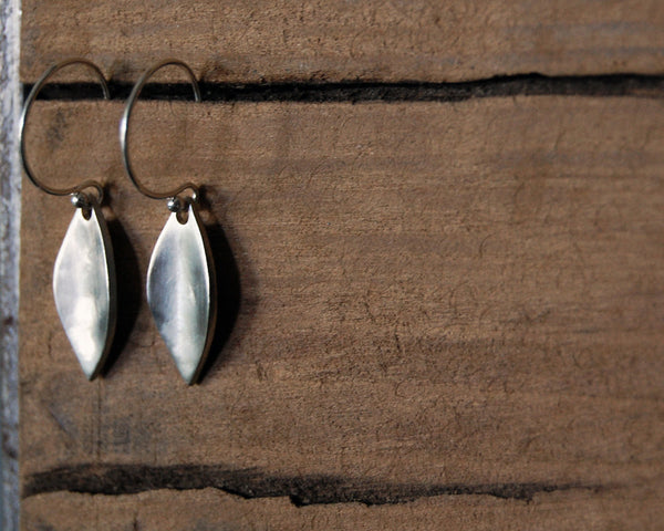 Organic Leaf Earrings