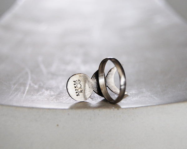 Moon Symbol- Moon Phases Ring