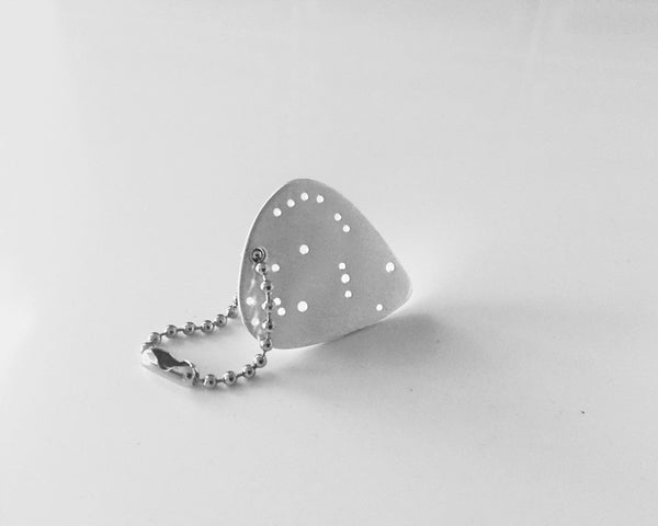 Guitar Pick Key Chain- with Custom Constellation
