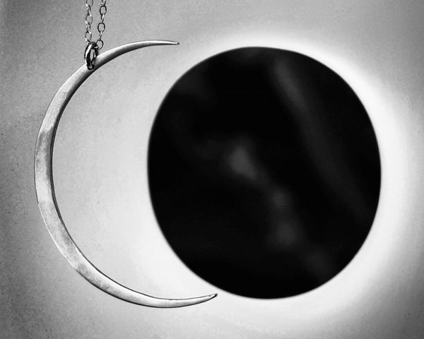 Seeing The Dark Side of the Moon Necklace