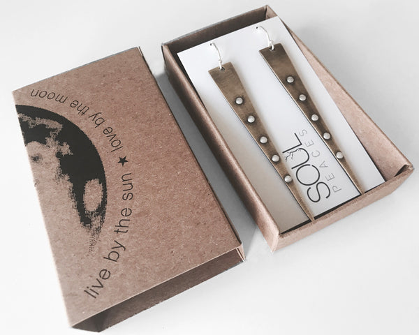 Long Thorn Earrings- Modern Branch Style