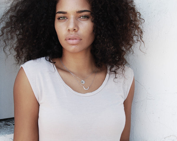 Soul Sisters Crescent Moon Necklace for BFF