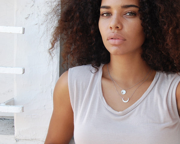 Soul Sisters Crescent Moon Necklace for BFF