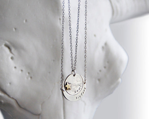 Soul Sisters Crescent Moon Necklace for BFF