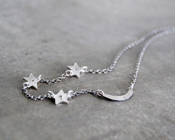 My Shining Stars Initial Necklace