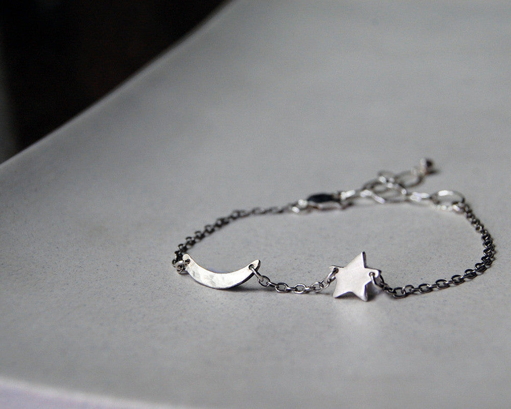 K10 CROSSING STAR & MOON BRACELET ブレスレット K10 CROSSING STAR & MOON BRACELET ブレスレット CROSSING STAR
