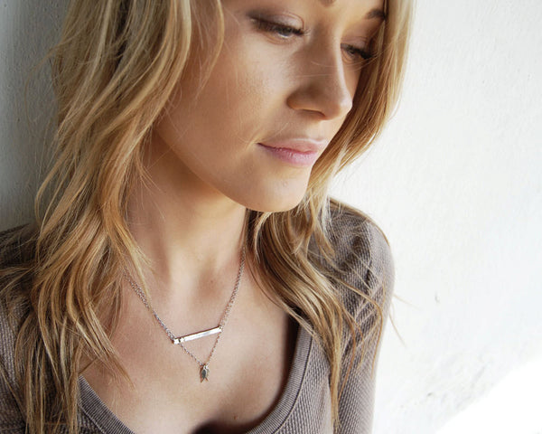 Star Child Name Plate Necklace