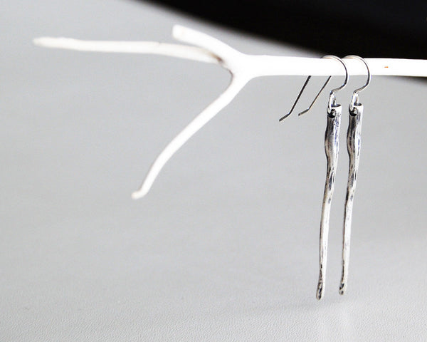 Long Thorn Earrings- Modern Branch Style