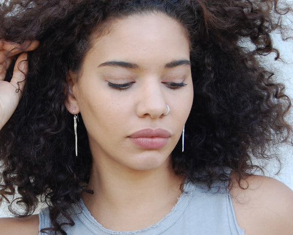 Long Thorn Earrings- Modern Branch Style