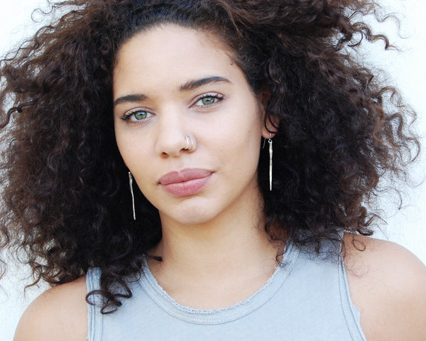 Long Thorn Earrings- Modern Branch Style