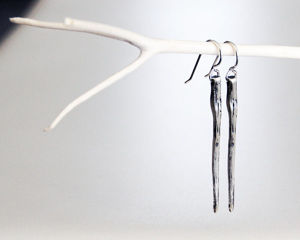 Long Thorn Earrings- Modern Branch Style