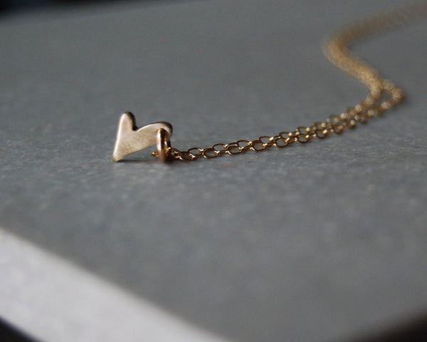 Handcrafted Miniature Heart Necklace