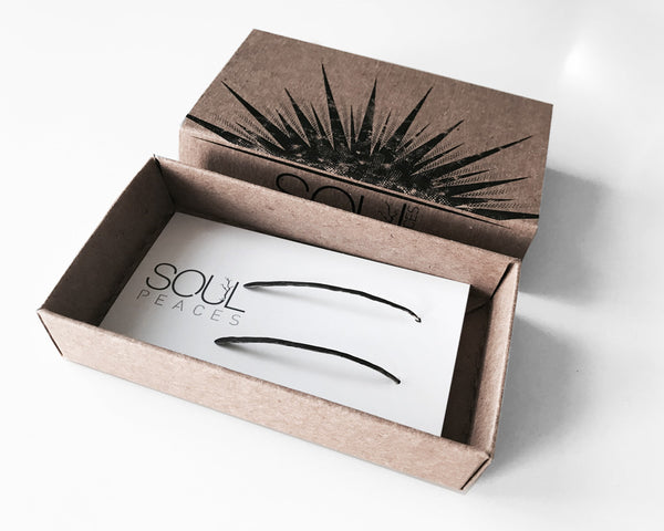 Wrire Threader Earrings custom size in Sterling Silver, Black or Turquoise